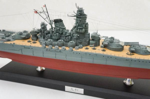 完成品 ウイングクラブ 戦艦 大和 1/350 ディスプレイケース付