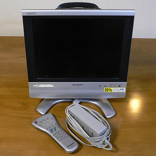 シャープ AQUOS 13型液晶テレビ LC-13S4-S リモコン付属