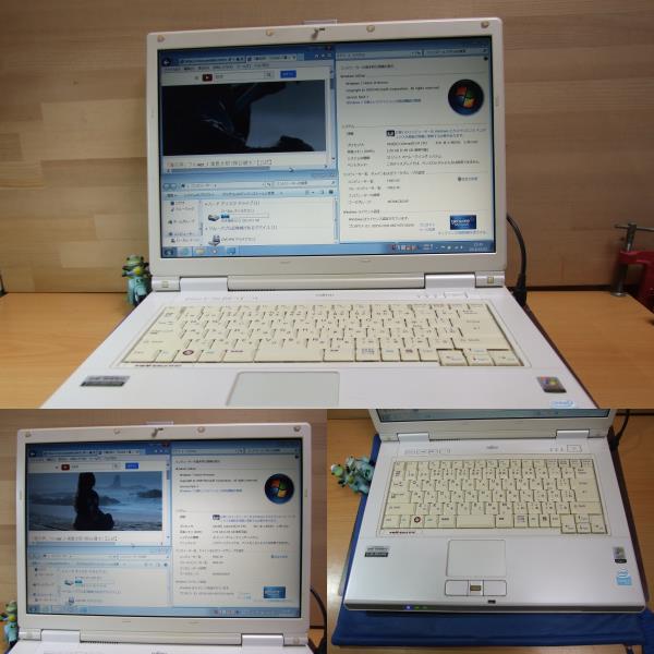 稼働ジャンク 富士通NF40T W7HP セレ1.46GHz 2GB 80GBオフィス07