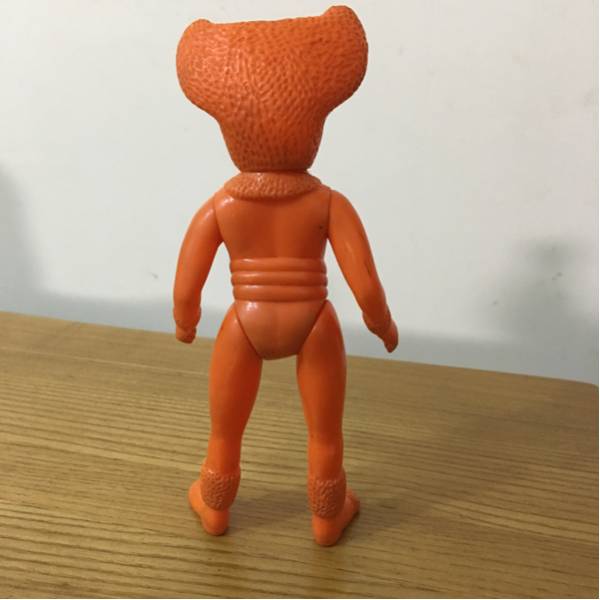 レア物 ブルマァク 快傑ライオン丸 ムササビアン ソフビ 15cm