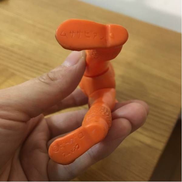 レア物 ブルマァク 快傑ライオン丸 ムササビアン ソフビ 15cm
