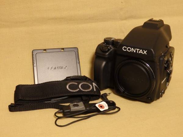 コンタックス CONTAX 645 ボディ マガジン付き 完動品