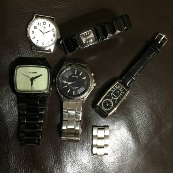 時計 動作未確認 ジャンク セット SEIKO NIXON REGUNO ALBA
