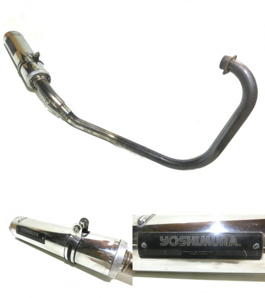 SR400 ヨシムラ サイクロン フルエキゾーストマフラー ステン