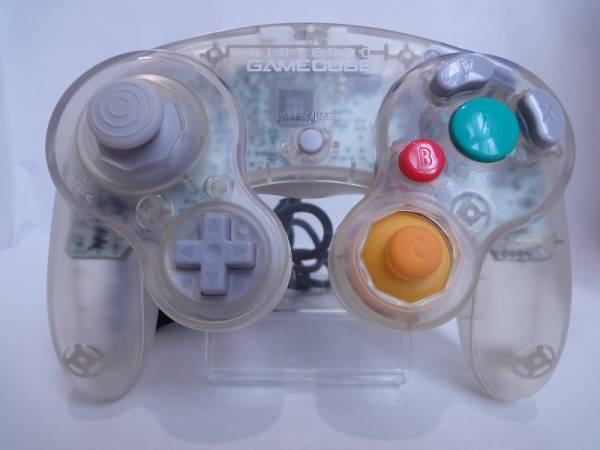 GC wii ゲームキューブ コントローラ クリア スケルトン ゲーム