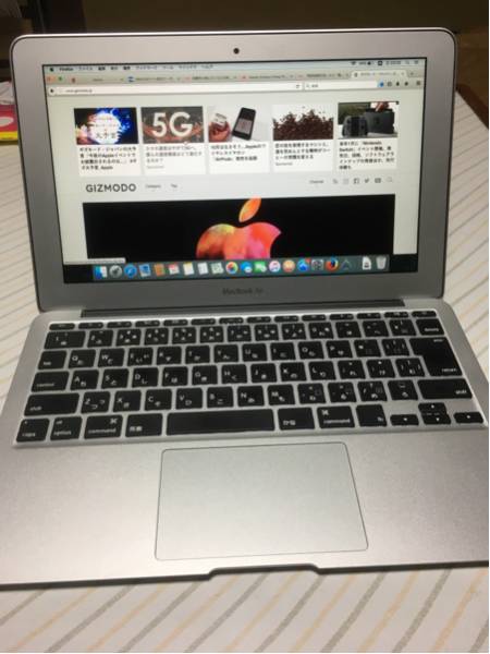 MacBook Air　A1370 MID2011　６４GB　corei5　使用小