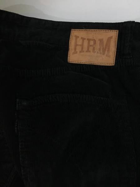HRM ハリウッドランチマーケット コーデュロイパンツ W31 黒