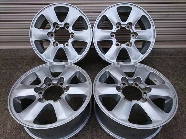 200系ハイエース純正アルミ6JX15(+35)6穴4本送料2000円