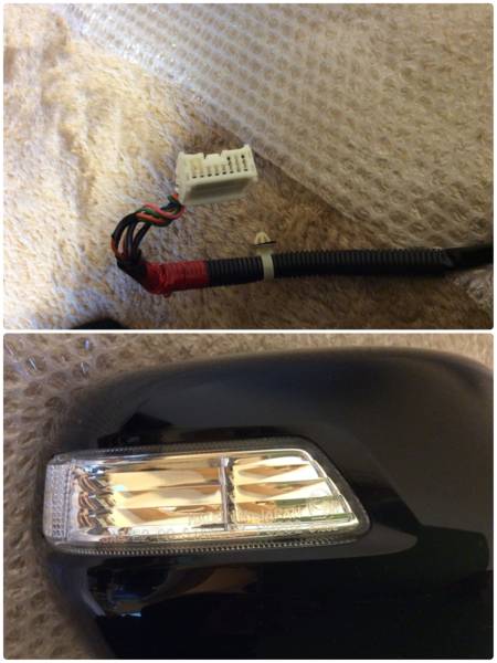 N BOX JF1 右ドアミラー　黒/赤　送料込　７ピン