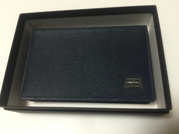 PORTER 名刺入れ】カレント 吉田カバン 極美品 カードケース紺 極美品