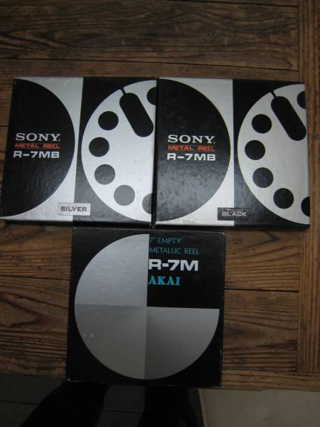 【ＳＯＮＹ・ＡＫＡＩ】　珍しい7号メタルリール　3本