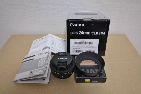 キャノン レンズ ef-s 24mm f2.8 stm efs 24mm 中古 交換レンズ