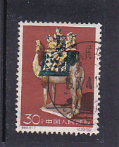 31　中国切手　使用済　特46　8-7　唐三彩_1