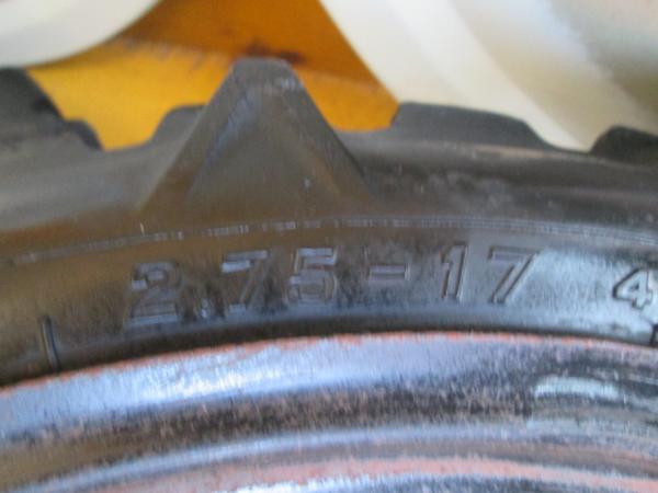 群馬 三菱 田植機 タイヤ 前輪 MPR55H ホイール 2.75-17 セット