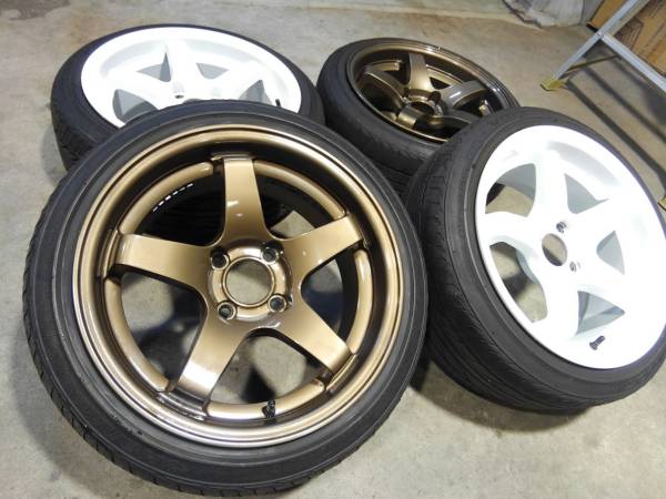 逆ゾリ ! コンケイブ 7J +25 PCD100 15インチ 165/50R15 セット
