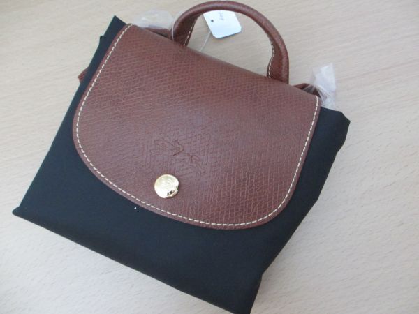 未使用□LONGCHAMP/ロンシャン☆折りたたみリュックサック 出先で