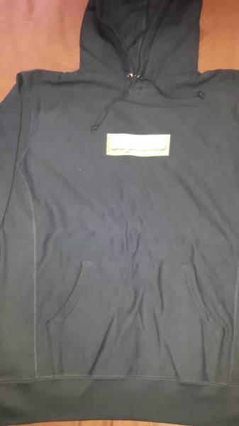 13ss Supreme bling box logo pullover parka navy 紺　新品　XL