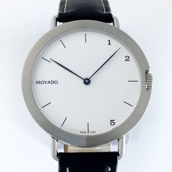 125周年記念モデル モバード クォーツ メンズ 白 M125.SS.WT