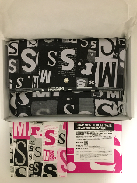 送料込 SMAP Mr.S スペシャル限定盤 2CD+ DVD + クラッチバック