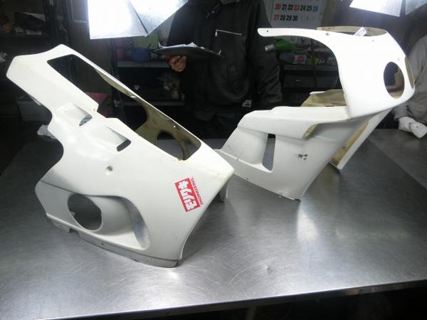 CBR400RR 才谷屋製FRPアッパー&アンダーセット、良品☆ ホンダ用