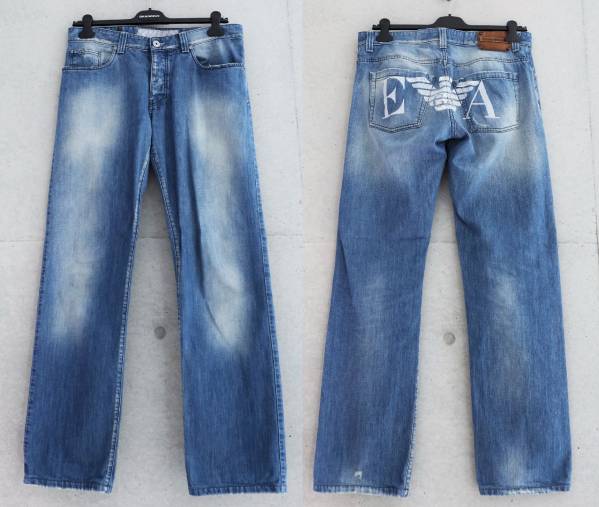 正規品 エンポリオアルマーニ デニムジーンズ 34 USED