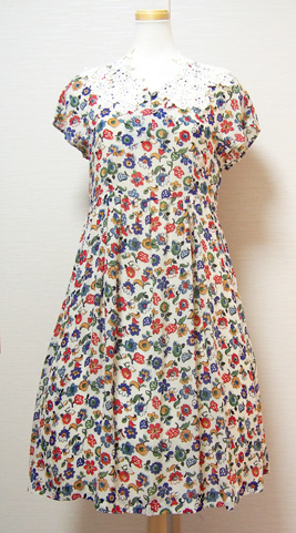 ジェーンマープル　お花柄ワンピース