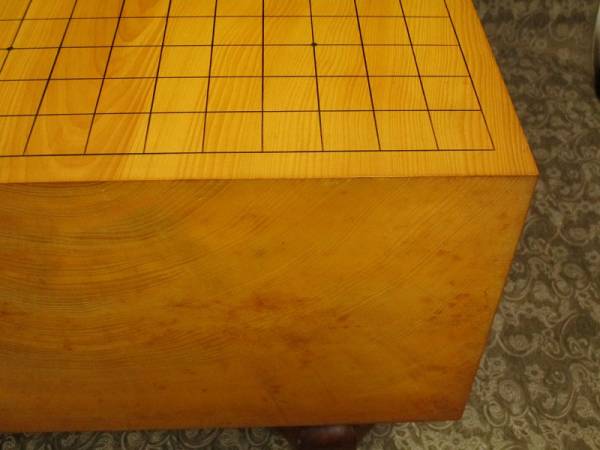 木裏 囲碁 KA0109日向産本榧 脚付碁盤 前川榧碁盤店 おもちゃ 国産本榧