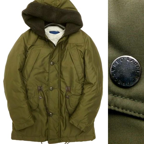 5.7万 J.PRESS フード裏ボア N3B 裏地キルティング ダウンコート