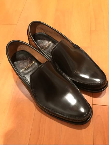 シェットランドフォックス コブラ 黒 サイズ8.5 リーガル