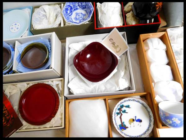 和食器*10点まとめて★たち吉・銘々皿・漆器・湯呑・皿揃等★