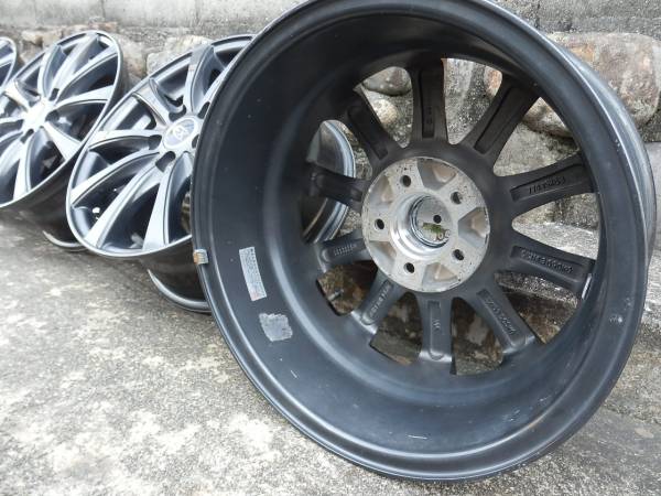 アルミホイール4本セット★15×6J +43 PCD100 ガンブラック