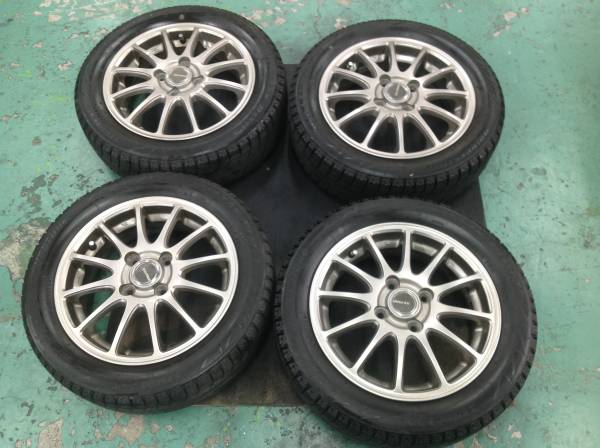 ECO FORME 14インチ 4穴 タイヤホイールセット エコフォルム ECO