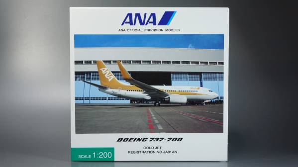 未展示 全日空商事 NH20019 1/200 737-700 ANA ゴールド JA01AN