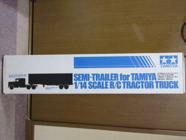 TAMIYA 1/14 電動RC トラック用パネルバンセミトレーラー 新古品