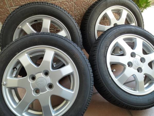 ◇155/65R14 ダイハツ純正 スタッドレス４本　中古◇