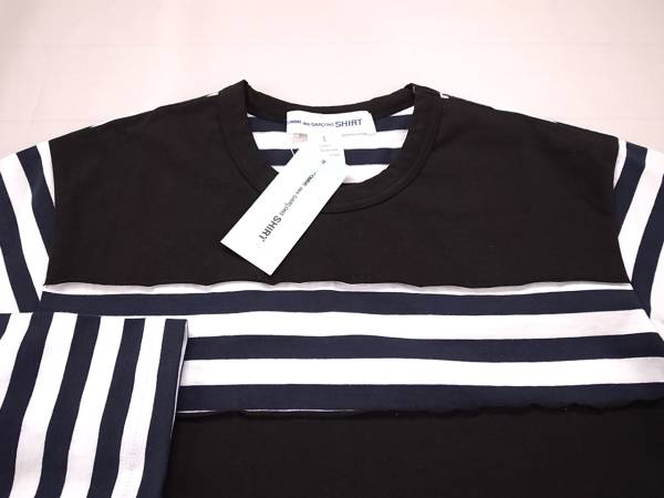 COMME des GARCONS SHIRT ボーダー ロンT sizeS