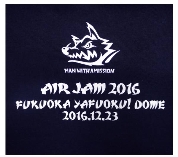MAN WITH A MISSION AIRJAM2016 限定 Tシャツ カミカゼボーイ サイズL 新品未開封 マンウィズ 内容