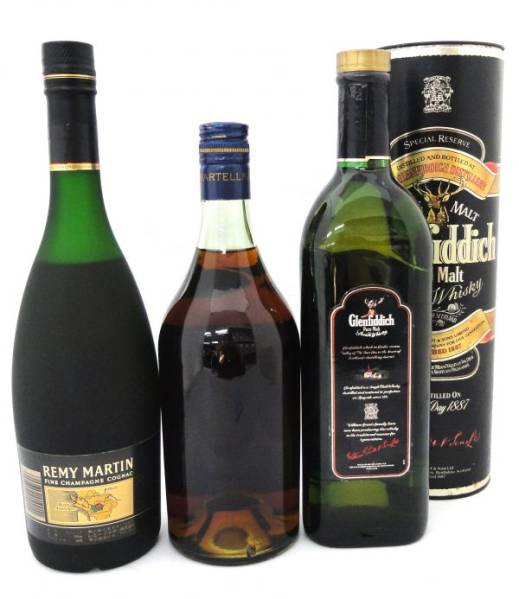 MARTELL スリースター REMY MARTIN Glenfiddich 3本 1YIT-151A 正規品