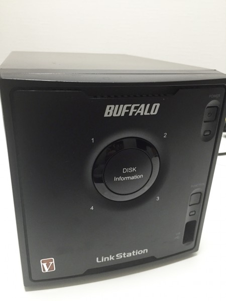 LinkStation : NAS BUFFALO ネットワーク対応HDD(NAS) HDD欠品本体のみ