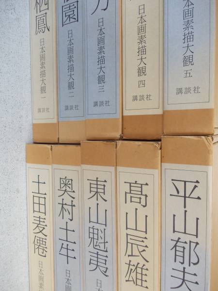 日本素描画大観　全10巻揃いセット