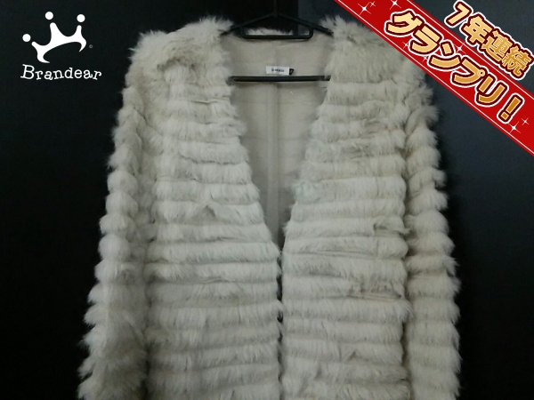 ルシェルブルー コート 38 レディース 新品同様 ファー/冬物 LE CIEL