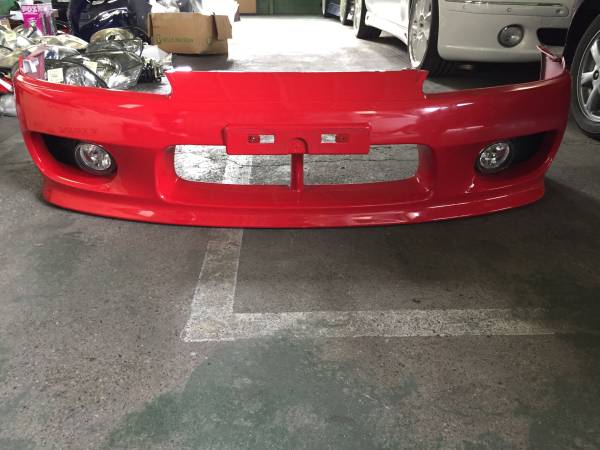 ☆シルビアS15☆SPEC☆R☆純正 フォグ付きフロントバンパー S15