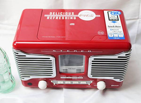 コカコーラ:レトロ:CDプレーヤー:ラジオ:アメリカン雑貨50s