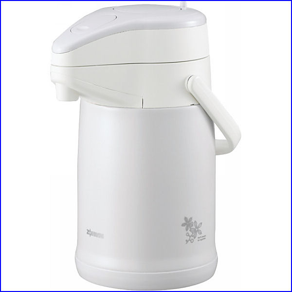 ★象印ステンレスエアーポット■3L■色スローホワイト■ギフト可