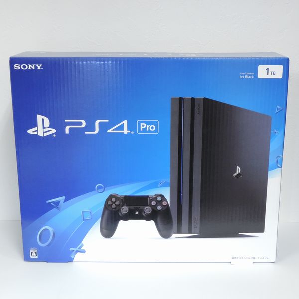 新品 SONY PS4 Pro ジェットブラック CUH-7000B B01 1TB 店舗印