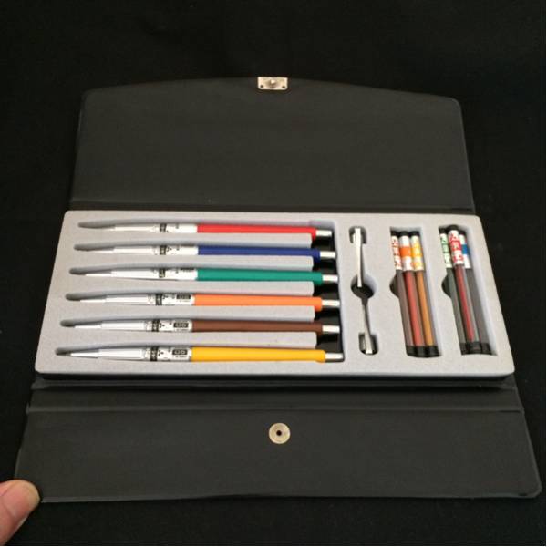【廃盤品】三菱鉛筆　カラーシャープ　COLOR SHARP 6本セット 廃盤希少MITSUBISHI三菱鉛筆COLOR SHARPカラーシャープ6色セット 三菱