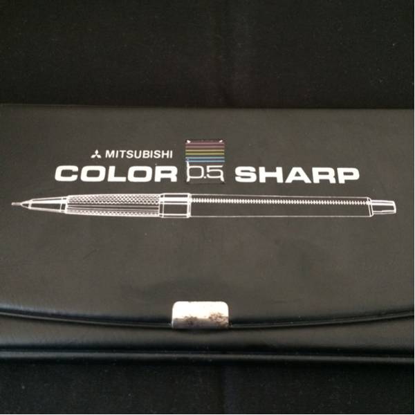 廃盤希少MITSUBISHI三菱鉛筆COLOR SHARPカラーシャープ6色セット に