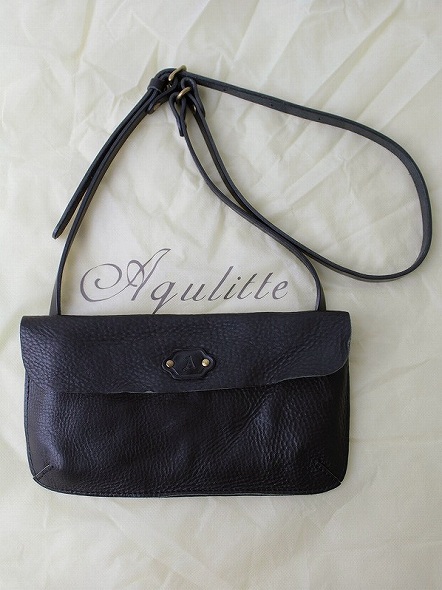 Aqulitte アキュリッテ レザーショルダーバッグ*カバン鞄本革皮