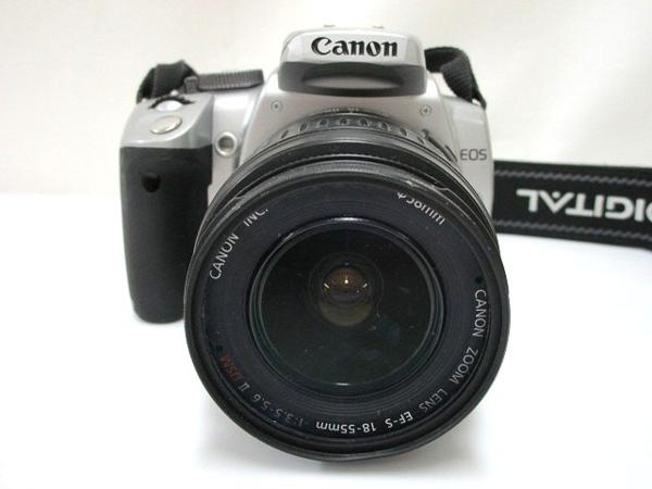 28987★キャノン 一眼レフカメラ EOS Kiss Digital X/レンズ付き
