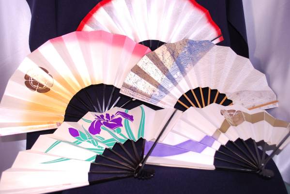 扇子　日本舞踊　舞扇まとめて５点　